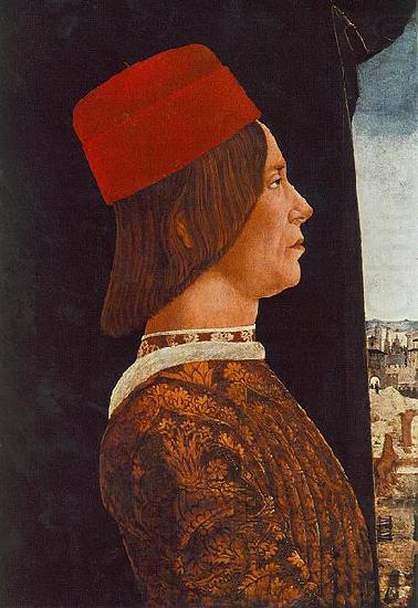 Ercole Roberti Portrait of Giovanni II Bentivoglio china oil painting image